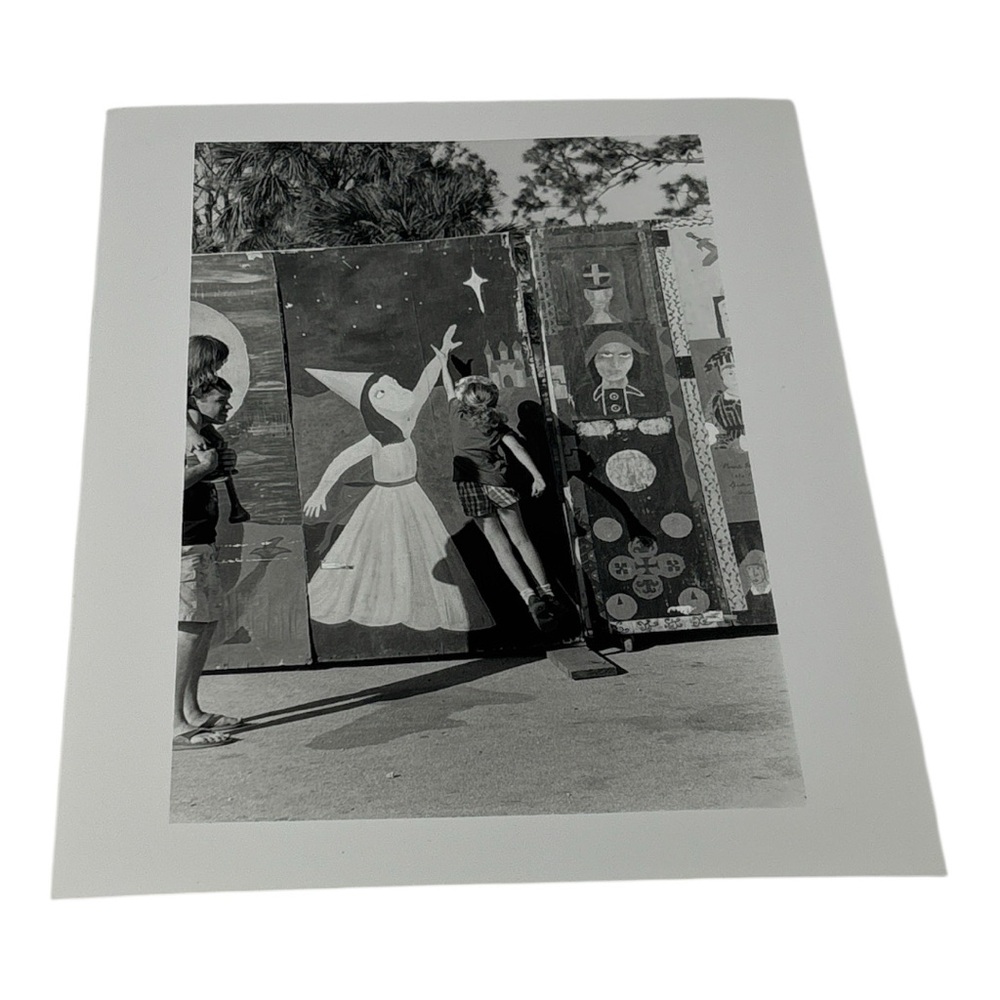 Black & White Art VTG renaissance fair fairy girl Photography Print 9x11